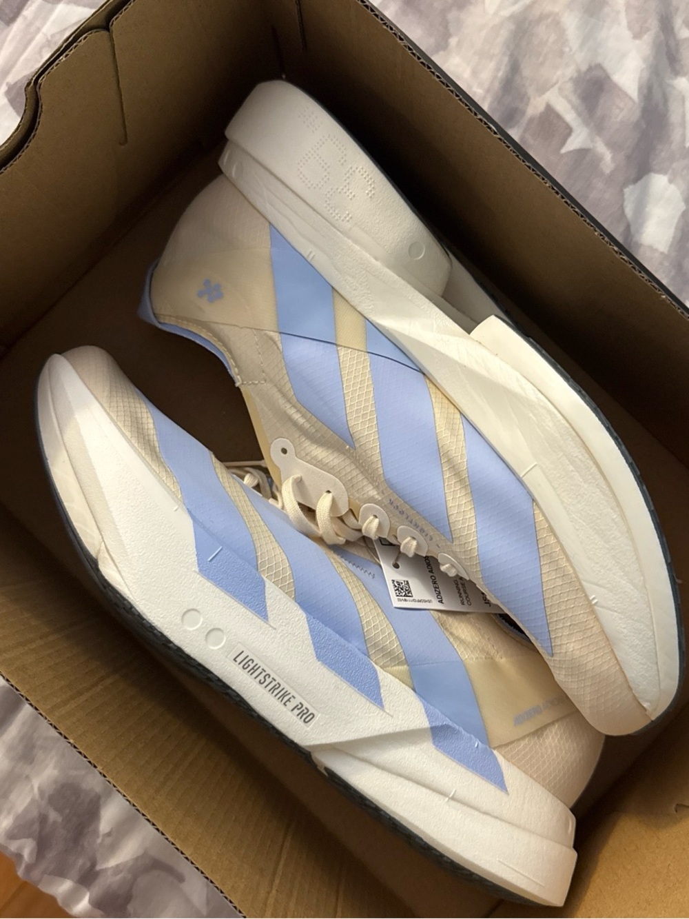 adidas Women’s Running Shoes in Beige & Light Blue